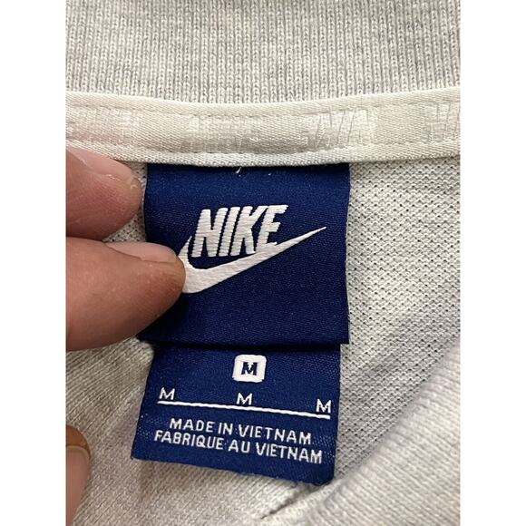 Nike Mens Sportswear Light Gray Polo Short Sleeve Shirt Size M MEDIUM 909746-051 - Picture 5 of 9